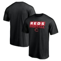 Men's Black Cincinnati Reds Gain Ground T-Shirt