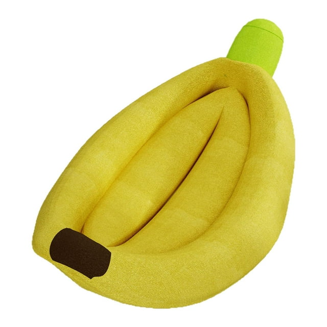 Almencla Lit Banane pour Chat Lit Lapin Chatons Lapins Nid Mignon Fournitures pour Animaux TP