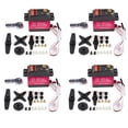 thumbnail image 1 of Waterproof 25KG High Torque Digital Servo with 25T Arm, 180° Rotation, CNC Metal Gears, Anti-Block/Burn Protection, 4.8-6.8V for RC Cars/Crawlers/Robots, Ideal for Robotics Development, 4-Pack in, 1 of 6
