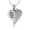 Steel, variant on Always in My Heart - Angel Wing Heart Cremation Jewelry for Ashes Ash Holder Urn Necklace Lockets for Human Ashes Pet Ashes