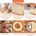 thumbnail image 3 of Ravioli Maker, 11 Pièces Acier Inoxydable Ravioli Maker et Ravioli Cutter Kit, Moulle à raviole, Presse à Pâte et Moule à Dumplings Tarte Outil, Accessoires de Cuisine, 3 of 5