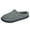 Grey, variant on WOTTE Men's House Slippers Polar Fleece Memory Foam Anti-Skid Indoor Outdoor Slip On Clog Shoes Blue, Size 6-7
