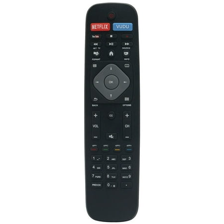 New Remote Control for Philips TV 55PFL6900/F7 65PFL6601/F7 65PFL8900 75PFL6601 32PFL4901/F7 40PFL4901/F7 43PFL4901/F7 49PFL7900/F7 50PFL4901/F7