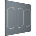 thumbnail image 6 of Ekena Millwork 24"W x 48"H Ashford Smooth Panel Moulding Kit (Triple Panel), 6 of 10