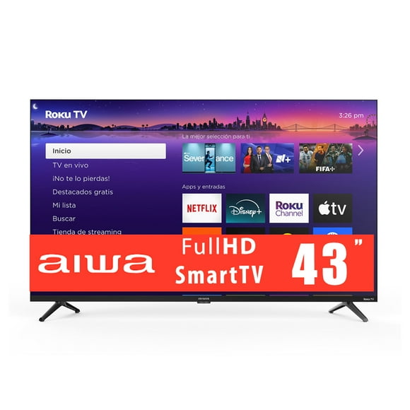 TV Aiwa Roku 43 Pulgadas FHD QLED