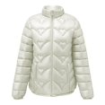 thumbnail image 4 of Vedolay Warm Winter Jacket Slim Casual Jacket Coat Top Outwear White,XL, 4 of 5