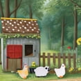 thumbnail image 1 of unbranded 1Jgo De Resina Con Encantador De Oveja Y Gallina Para Jardín Y Hogar, 1 of 8