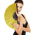 thumbnail image 4 of BiFandian Large Folding Hand Rave Fan for Women/Men, Chinese Japanese Handheld Fans, Perfect for Cooling, Dance, Gift, Drag Queen, Decoration & Wedding, 4 of 5