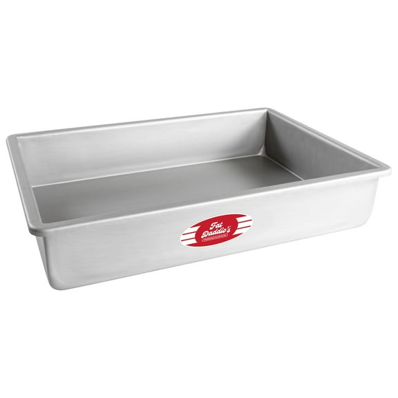 Fat Daddio's POB-11153 Sheet Cake Pan, 11 x 15 x 3 Inch, Silver