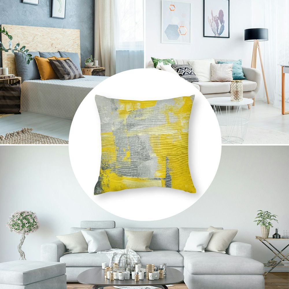 Emvency Upoos Throw Pillow Cover Modern Grey and Kenya Ubuy