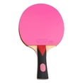 thumbnail image 3 of GLFILL Durable Table Tennis Racket Table Tennis Bag Racket Sweat-absorbing Wood 7 Ply Wood Long Handle Pink/Green/Blue Pink, 3 of 9