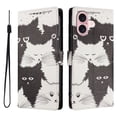 thumbnail image 1 of FOXDOCK Funda Tipo Cartera para iPhone 16 Plus con Soporte y Correa – Diseño de Patrones Lindos, 1 of 6