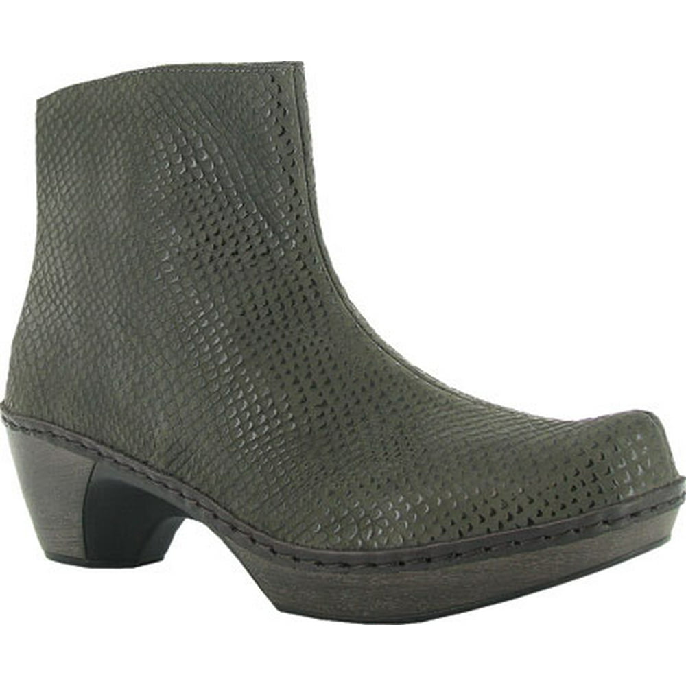 Naot - Women's Naot Almeria Ankle Boot Brown Croc Leather 37 M - Walmart.com - Walmart.com