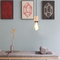thumbnail image 4 of 2Pcs Desk Lamp Base Khaki Color in Composite Material for Night Lighting, 4 of 9