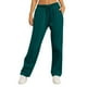 thumbnail image 1 of Amzcrzy Pantalones Mujer Deportivos Casuales Color Liso Cintura Alta Cordón Ajustable Pierna Ancha Recta Holgados Con Bolsillos Tallas S-2XL Verde, 1 of 7