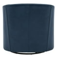 thumbnail image 3 of Walsh Top Grain Leather Swivel Chair - Garrett Blue, 3 of 5