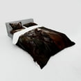 thumbnail image 3 of Ambesonne Fantasy Bedding Set 3 Pcs, Knight Fantasy Theme, Twin XL, Red Grey, 3 of 3