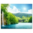thumbnail image 1 of Waterfall Picture Ceramic Tile Mural Kitchen Backsplash Bathroom Shower, 406181, 1 of 3
