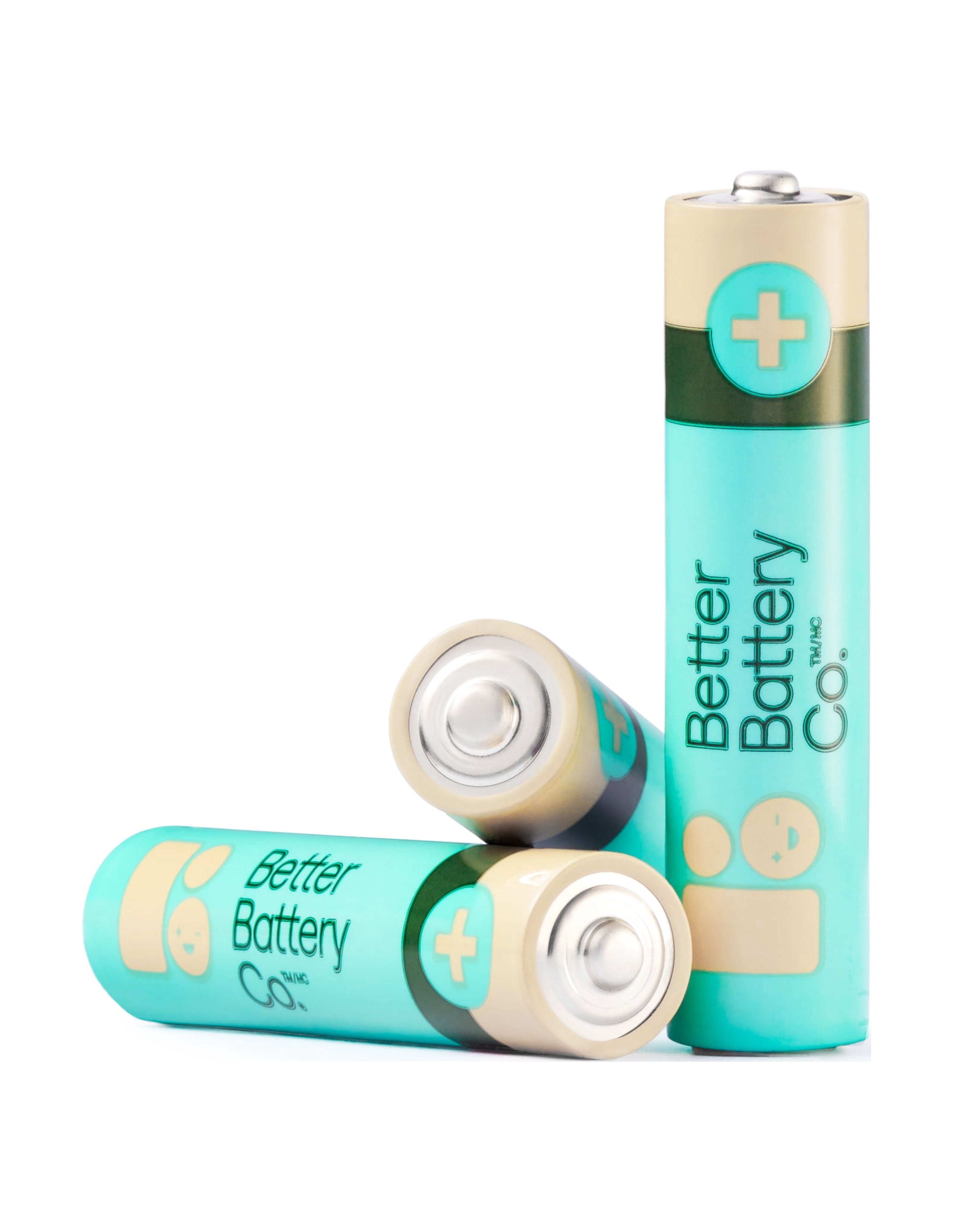 Better Battery Co. AAA Alkaline Batteries, 40-Pack – Family Size, Long-Lasting Power