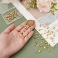 thumbnail image 3 of PH 96pcs Brass Corrugated Beads 12 Styles Golden Spacer Beads Long-Lasting Column Jewelry Beads Brass Rondelle Ball Loose Beads for Bracelet Earring Necklace Jewelry Craft Making Multi-color, 3 of 6