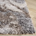 thumbnail image 4 of SAFAVIEH Horizon Konstantinos Abstract Shag Area Rug, Taupe/Blue, 5'3" x 7'7", 4 of 11