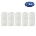thumbnail image 1 of 10 rollos de papel higiénico, toallas de papel para baño, 3 capas, 1 of 8