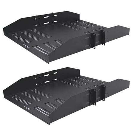 

Cmple Wavenet 19Inch Wide Doublesided 2U Vented Cantilever Shelf Rack Mount