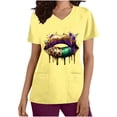 thumbnail image 3 of QIPOPIQ Haut de Blouse Médicale pour Femmes, Col en V avec Poches - Uniforme de Travail Confortable en Liquidation, 3 of 6