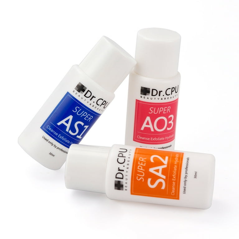 Wonder Point 3Pcs/Set Aqua Peeling Solution AS1 SA2 AO3 For Hydra