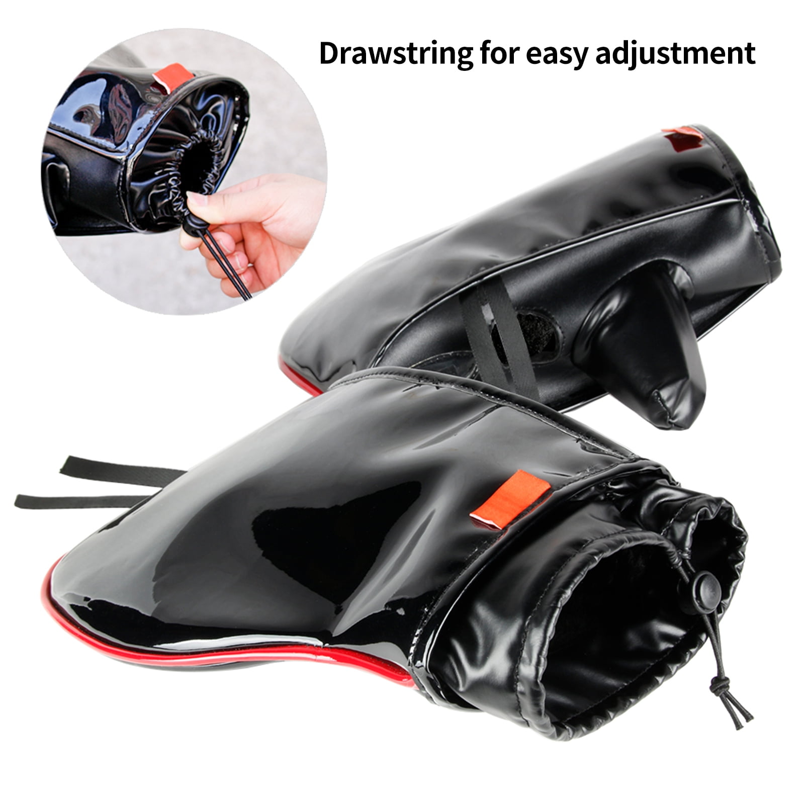 Gloves Handlebar Mittens, Winter Motorcycle Handlebar Mittens Windproof Waterproof  Handlebar Warmer Gloves For Men Women