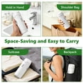 thumbnail image 6 of Yvagay 4 in 1 Travel Dispenser Bottle, Leak Proof Refillable Travel Bottles for Toiletries, Portable Pump Bottle Set with Scale & Labels, 4×30ML ,White, 6 of 9