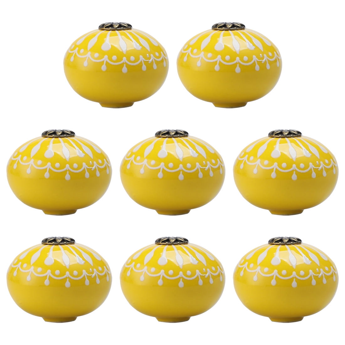 Ceramic Knob Drawer Pull Handle Cupboard Wardrobe Dresser Knobs