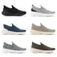 thumbnail image 4 of Li-Ning Men SOFT GO 2 KNIT - Zapatillas de deporte informales sin cordones para caminar, amortiguación, forro estable, malla, para correr, para uso diario AGLV017, 4 of 5