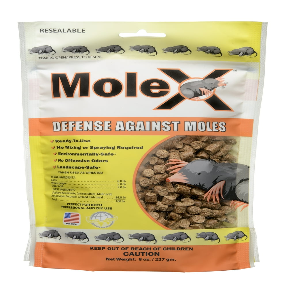 Molex Mole Killer and Control, 8 oz Resealable Pouch
