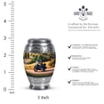 thumbnail image 2 of Bike Mini Cremation Urn For Ash Adult Male And Female, Miniature Urn For Ashes For Father, 3 Inch Small Keeepsake Urns For Human Ashes Women And Men, 2 of 7