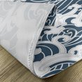 thumbnail image 5 of Ambesonne Japanese Wave Place Mats Set of 4, River Storm Retro, Standard Size, Slate Blue White, 5 of 6