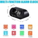thumbnail image 5 of Radio reloj con radio FM, reloj despertador digital, alarmas duales, temperatura interior 6 niveles de brillo 16 niveles de volumen ajustable, (negro) JAMW Sencillez, 5 of 5