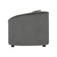 thumbnail image 5 of Christopher Knight Home 87" Curved Contemporary Sofa in Plush Seating, Streamlined Design Durable Frame for living Room, Velvet,Gray, 5 of 6