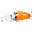 thumbnail image 3 of AuroraX Cordless Wet and Dry Handheld Household Vacuum Rechargeable Small Car Vacuum Cleaner Portable Lightweight Powerful Bagless Vac Gift for Home Car Pet Hair(Orange), 3 of 7