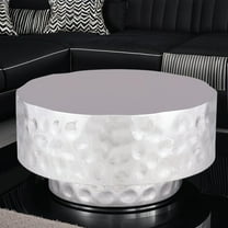CT 90 Modern Style Coffee Table made with Metal in Silver