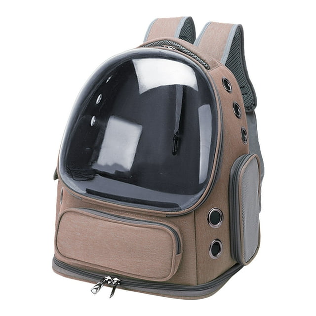 Fournitures pour Animaux Sac à Dos pour Chat pour Voyage et Extérieur avec Grand Espace et Design Respirant Transparent pour Randonnée Camping et Aventure Quotidienne
