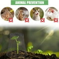 thumbnail image 6 of Chicken Wire Cloche Plant Covers Garden Netting Metal Heavy Duty Plant Protectors From Animals For Keeping Bunnies Chicken Squirrels Birds Other Out 9.13×9.13in, 6 of 7