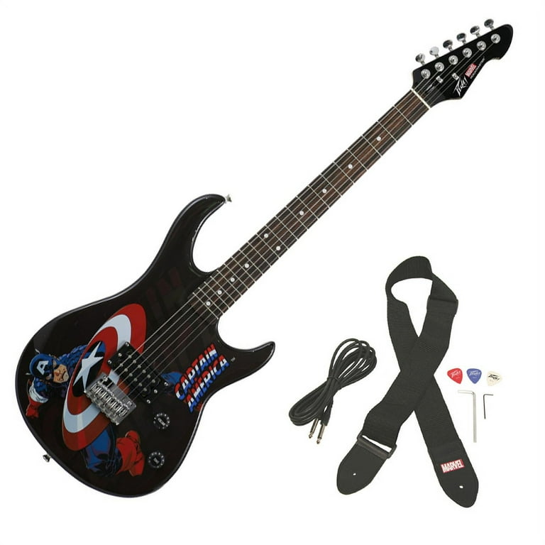 Peavey Rockmaster Full Size Marvel Captain America Electric Guitar Stand New Walmart