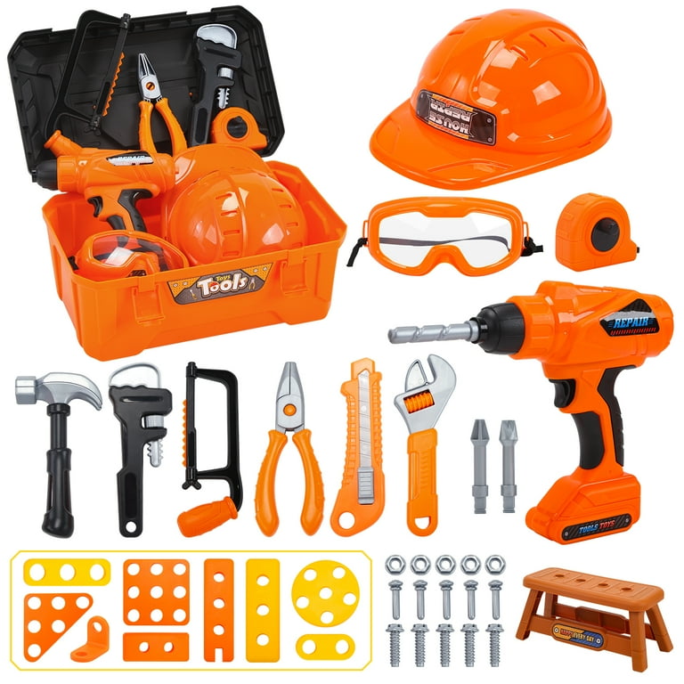 JoyStone 42-Piece Kids Tool Set with Toolbox and Drill photo 7