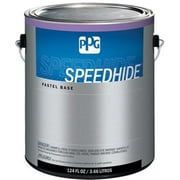 Pittsburgh Paints 6-8534-01 1 gal Speedhide Interior & Exterior Gloss Latex Paint, White & Pastel Base - Pack of 4