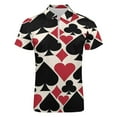 thumbnail image 4 of Casino Fun Men Zipper T-shirt Summer Casual Short Sleeve T-shirt Top, 4 of 7