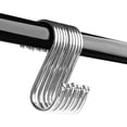 thumbnail image 3 of Gancho En Forma De S De 10 Uds., Ganchos Colgantes De Acero Inoxidable Magnético De Alta Resistencia Para Dormitorio, Baño, Cocina, Baño, Plateado seitruly HA024812-01, 3 of 5
