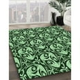 thumbnail image 2 of Ahgly Company Indoor Square Patterned Pastel Green Area Rugs, 4' Square, 2 of 6