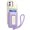 Beige / Purple, variant on XPM for Apple iPhone 15 Phone Case, Wallet Case with 2- Credit Card Holder, Wrist Strap & Kickstand Hybrid Shockproof TPU Cover for iPhone 15 (Beige / Purple)