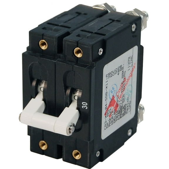 Blue Sea C-Series Double Pole Circuit Breaker 30 Amp
